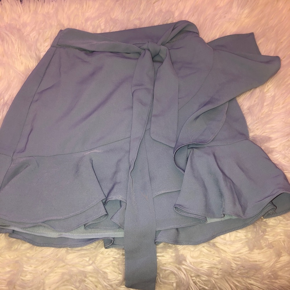 Revolve Blue Skirt